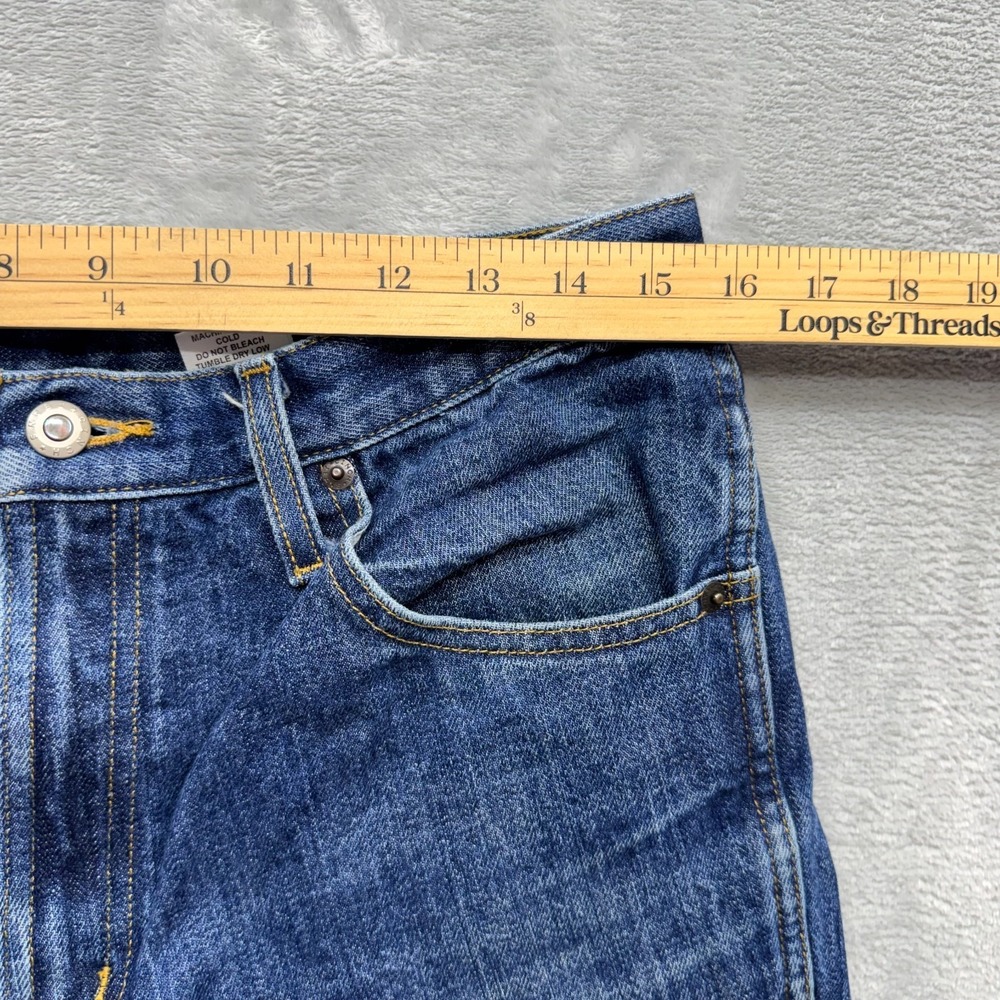 Cinch Jeans Men's 33x32 Blue Denim Medium Dark Wash Relaxed Fit Boot Cut Western - Picture 11 of 16
